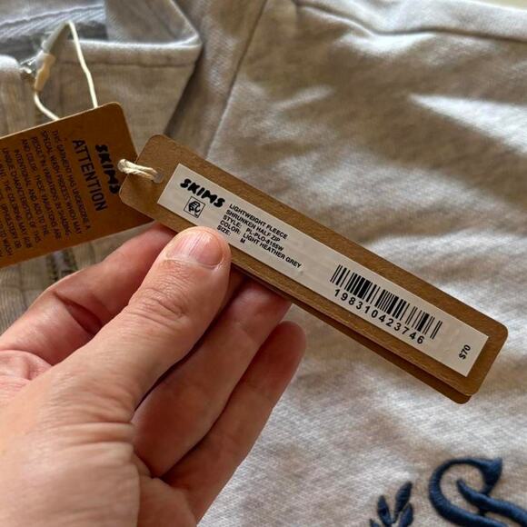 NWT Skims Lightweight Fleece Zip Up - Picture 4 of 4